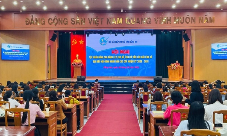 Hội Li&amp;#234;n hiệp Phụ nữ tỉnh tổ chức tập huấn n&amp;#226;ng cao năng lực cho nữ ứng cử vi&amp;#234;n đại biểu Hội đồng nh&amp;#226;n d&amp;#226;n c&amp;#225;c cấp nhiệm kỳ 2026-2031